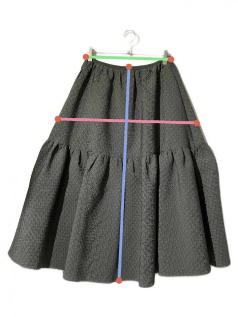 中古・古着通販】Bluelea (ブルレア) Jacquard skirt カーキ サイズ:38