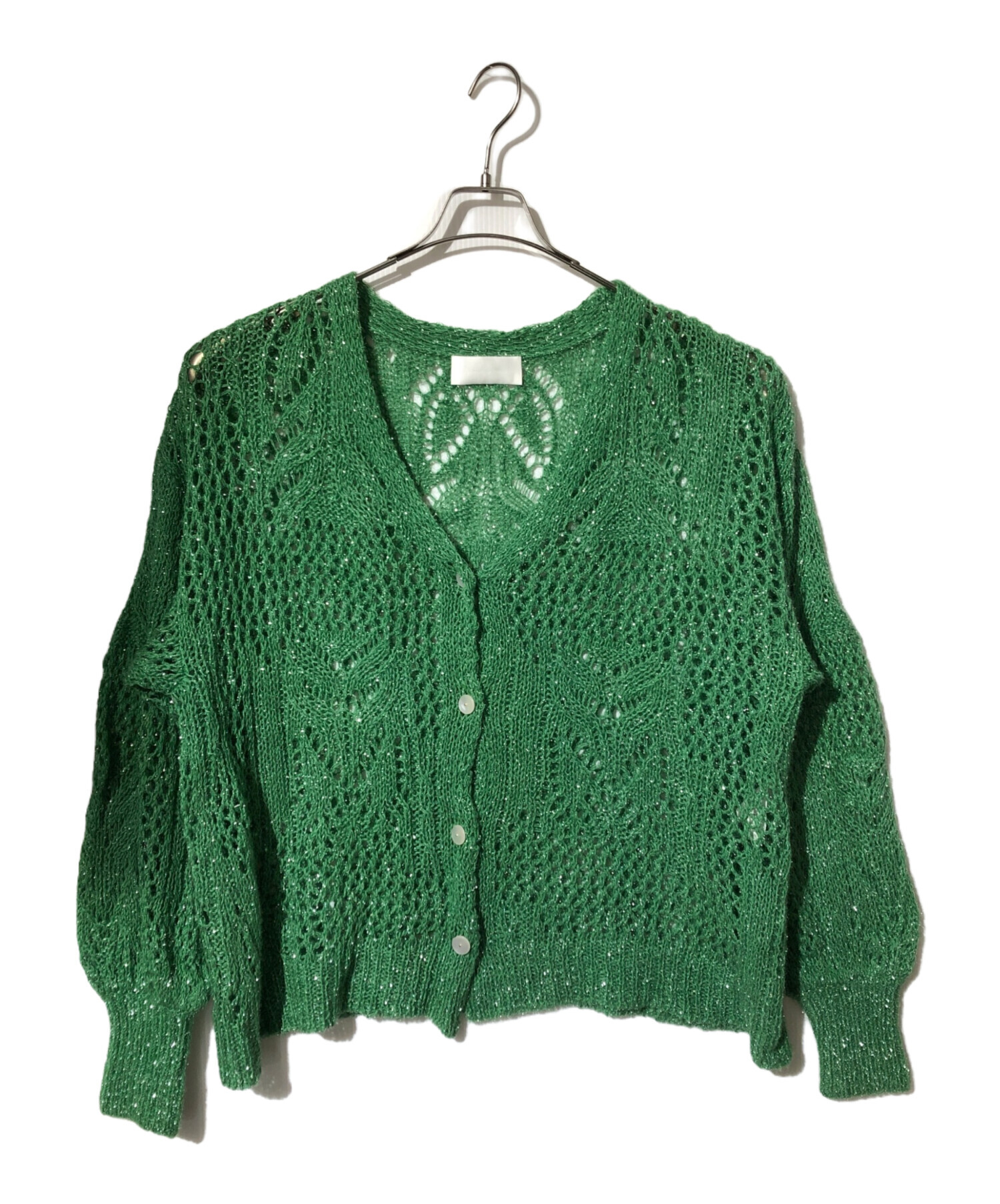 Mame Kurogouchi マメクロゴウチ ラメツイードニット MM19AW-KN066 Lame Tweed Knit Pullover レディース ブルー 1 20018257 新品・未使用〉Mame Kurogouchi ラメニット ブルー