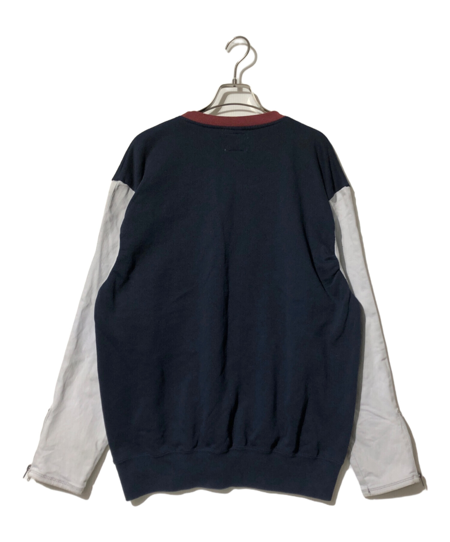中古・古着通販】CarHartt (カーハート) 切替スウェット ネイビー