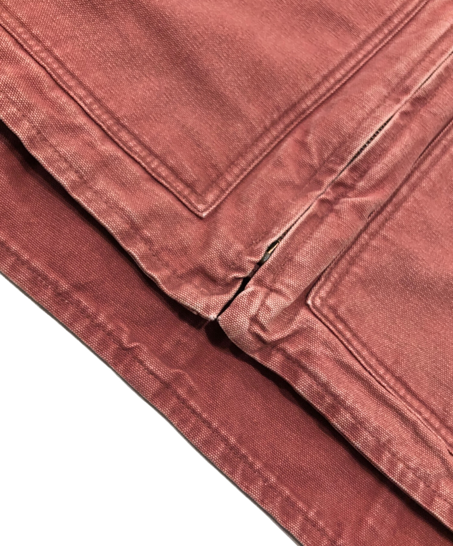 中古・古着通販】CarHartt (カーハート) ダックベスト レッド サイズ:L