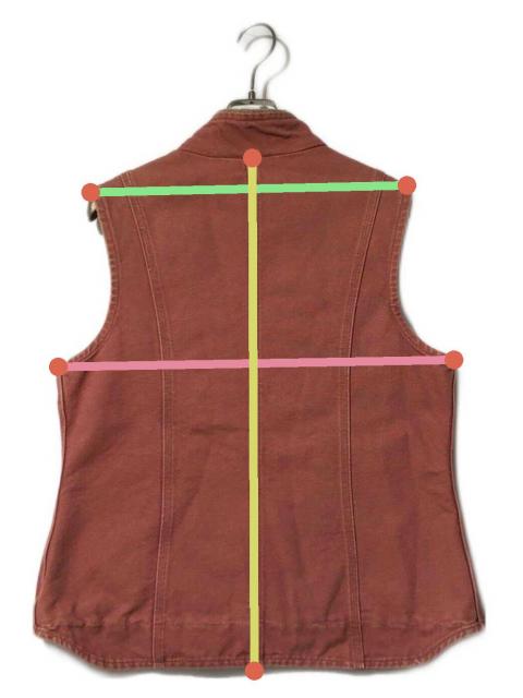 Carhartt ダックベスト レッド系 00's Carhartt カーハート ダックベスト レッド (M-Regular) /B0799V