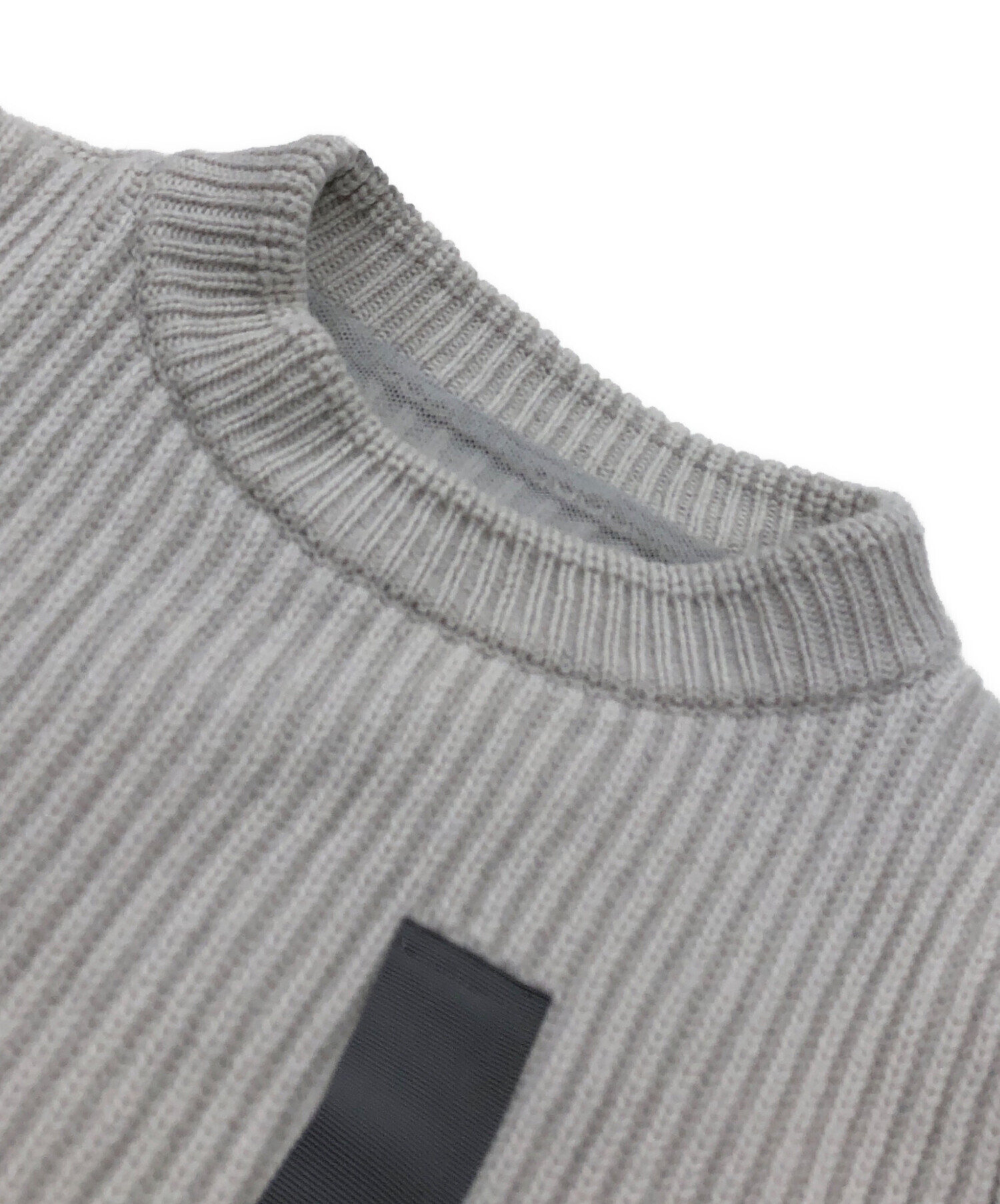 中古・古着通販】sacai (サカイ) NYLON TWILL MIX WOOL KNIT BLOUSON