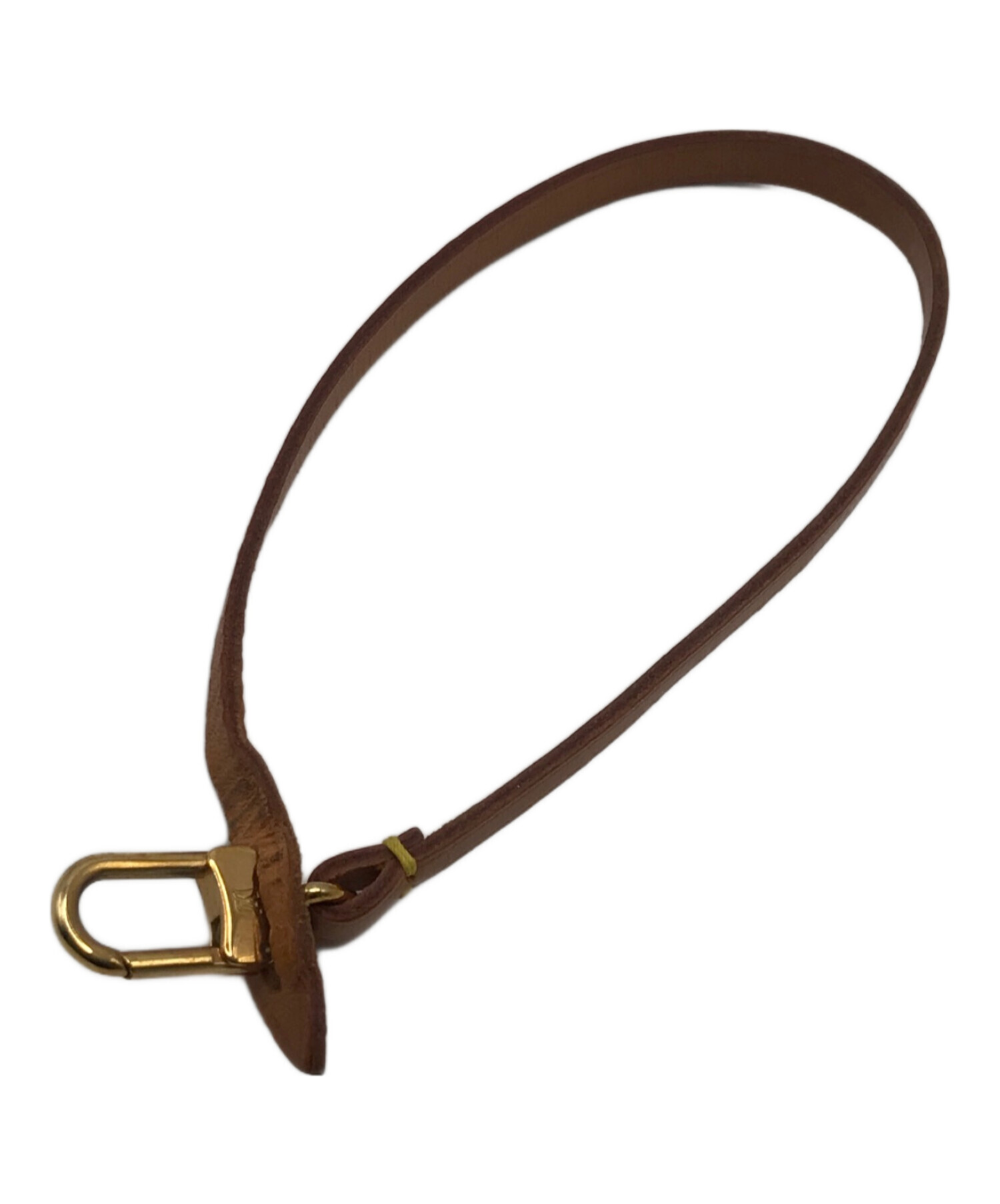 Louis Vuitton♡ ブラウンレザー ストラップ 中古・古着通販】LOUIS VUITTON (ルイ ヴィトン) ヌメ革ストラップ
