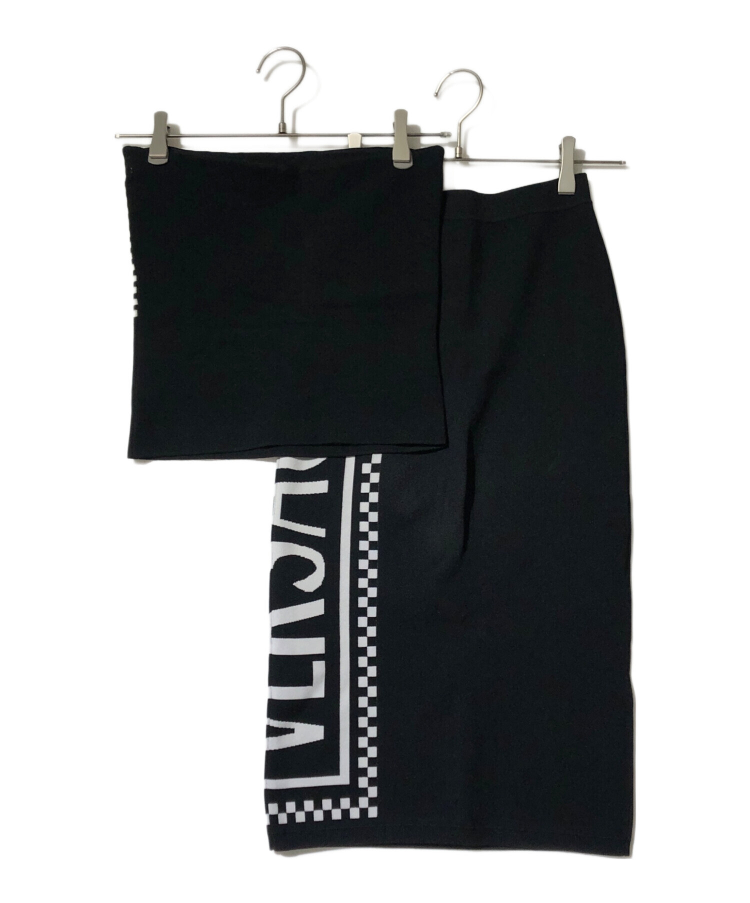 中古・古着通販】VERSACE (ヴェルサーチ) ロゴニットセットアップ 