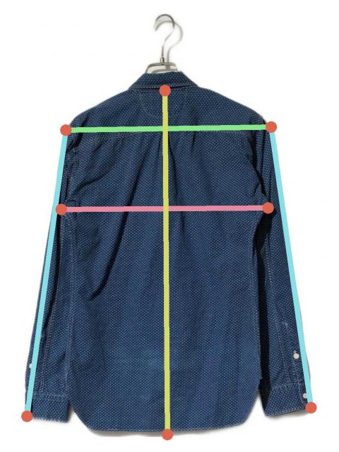 Maro様 RRL インディゴ ポルカドットシャツ ダブルアールエル) RRL 本