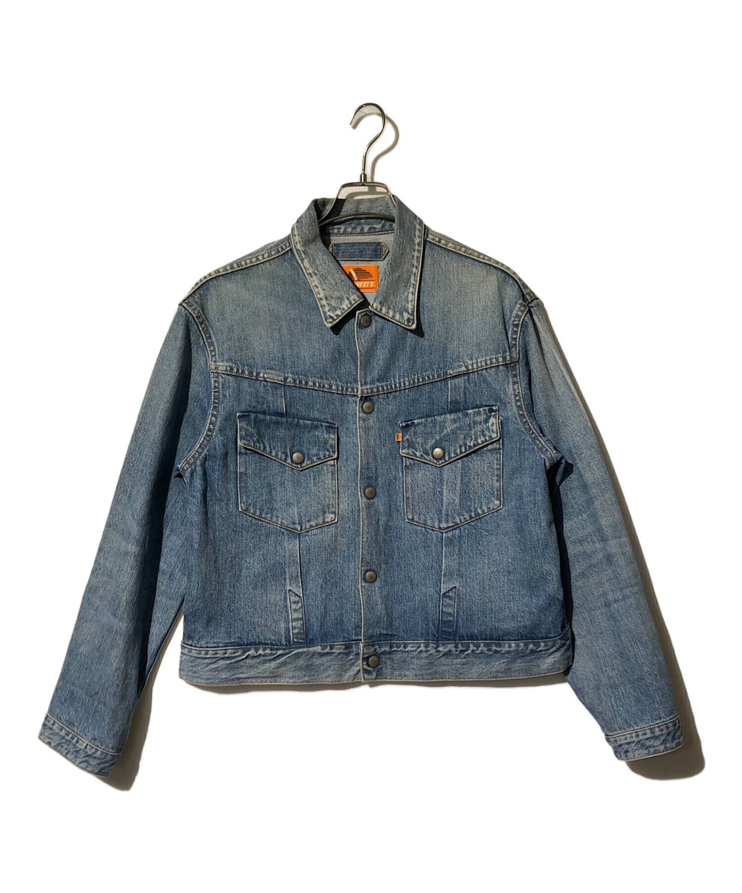 中古・古着通販】WESTOVERALLS (ウエストオーバーオールズ) デニム  