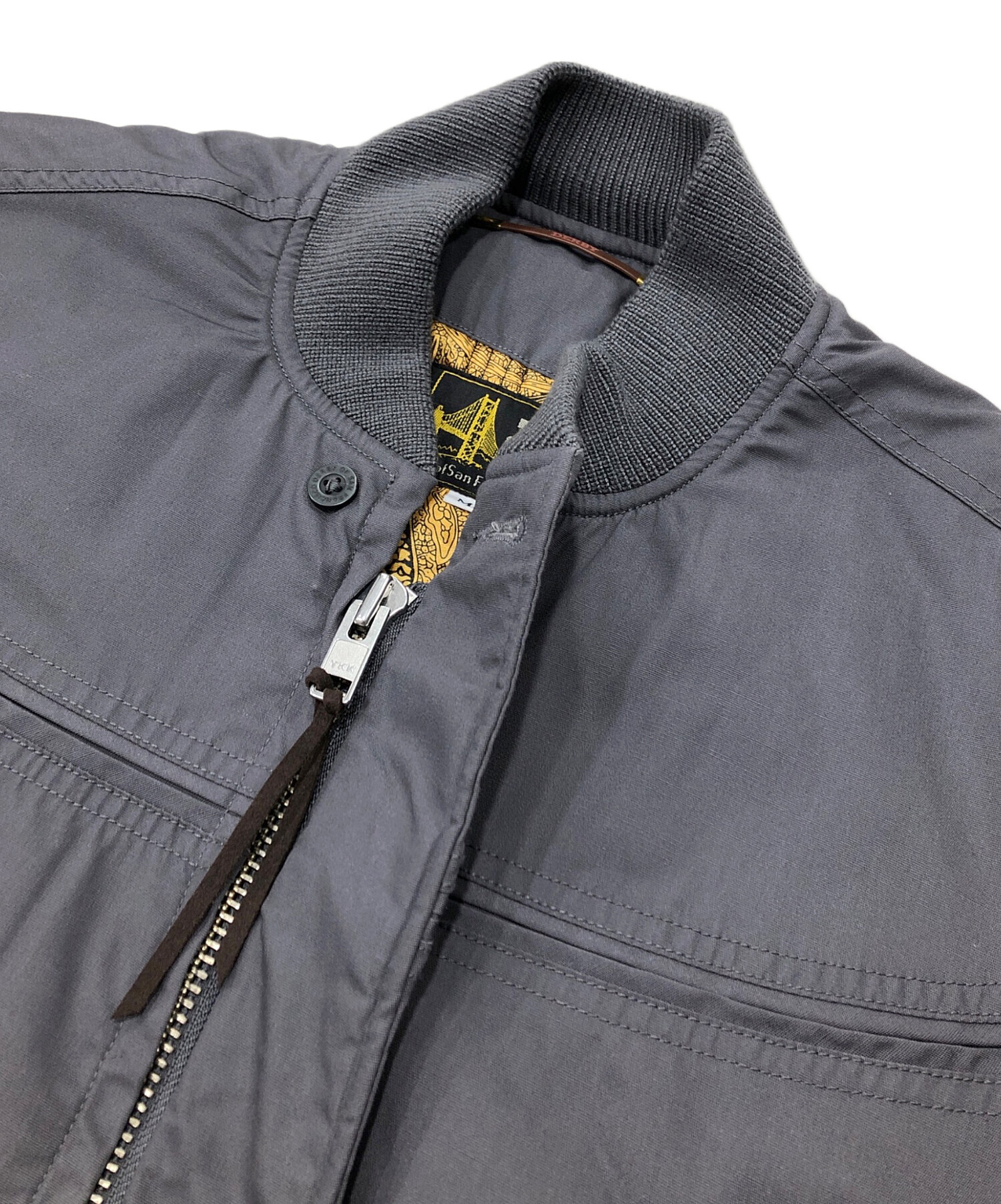 新品未使用　ダービーオブサンフランシスコ ダービージャケット グレー　M Derby of San Francisco 