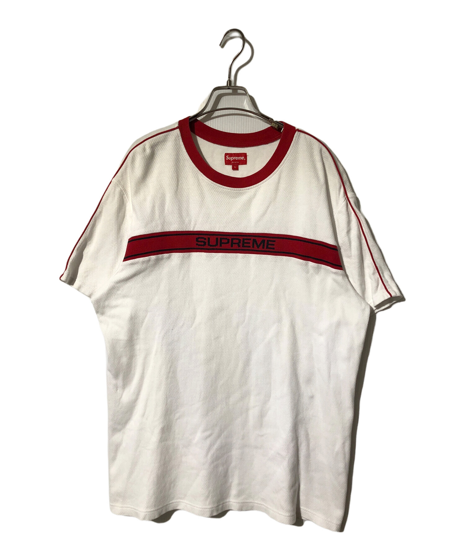 中古・古着通販】SUPREME (シュプリーム) Chest Stripe Logo S/S Top