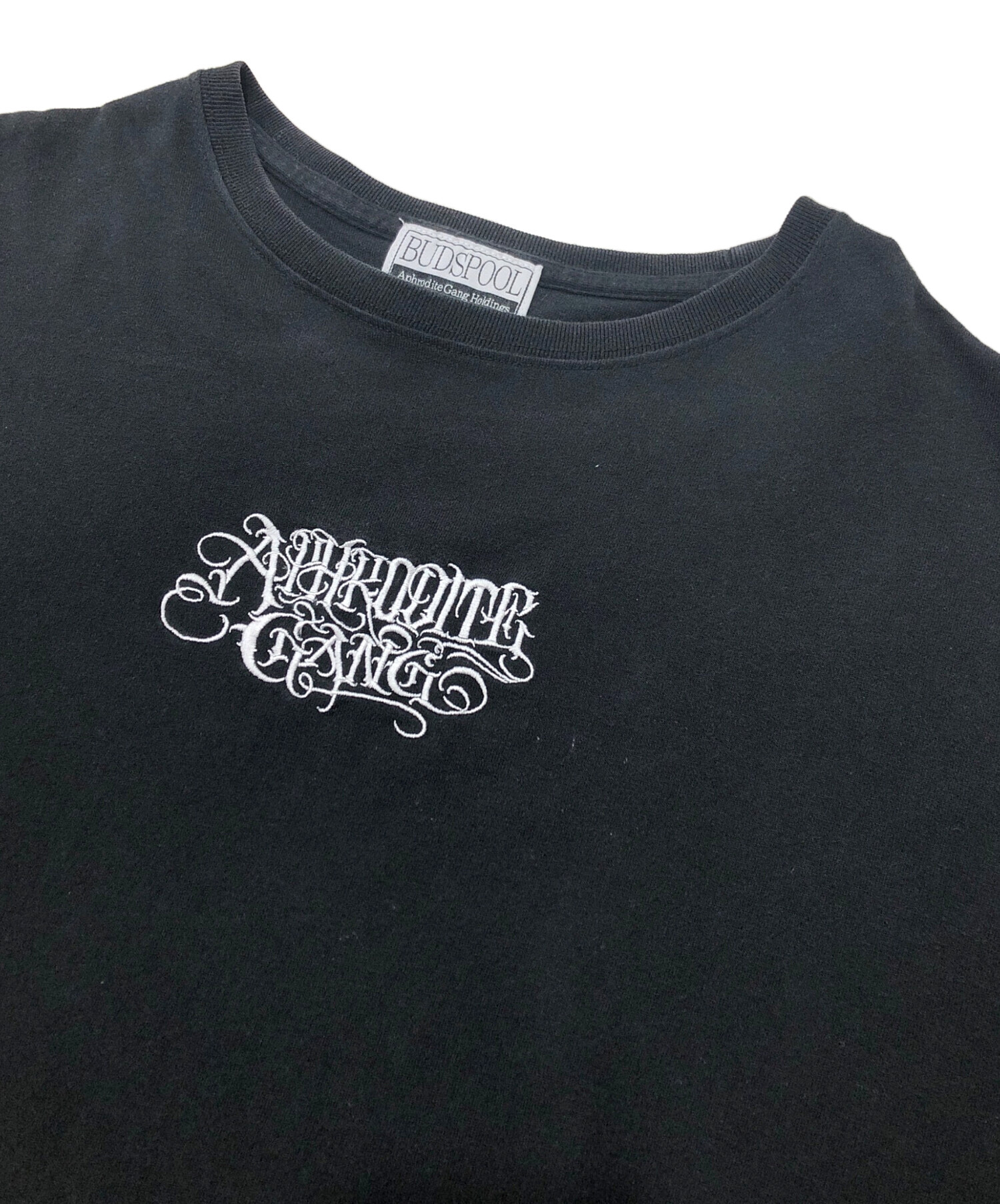 BUDSPOOL / Tシャツ/L/コットン/BLK 中古・古着通販】BUDSPOOL (バッズプール) Tシャツ ブラック サイズ:M