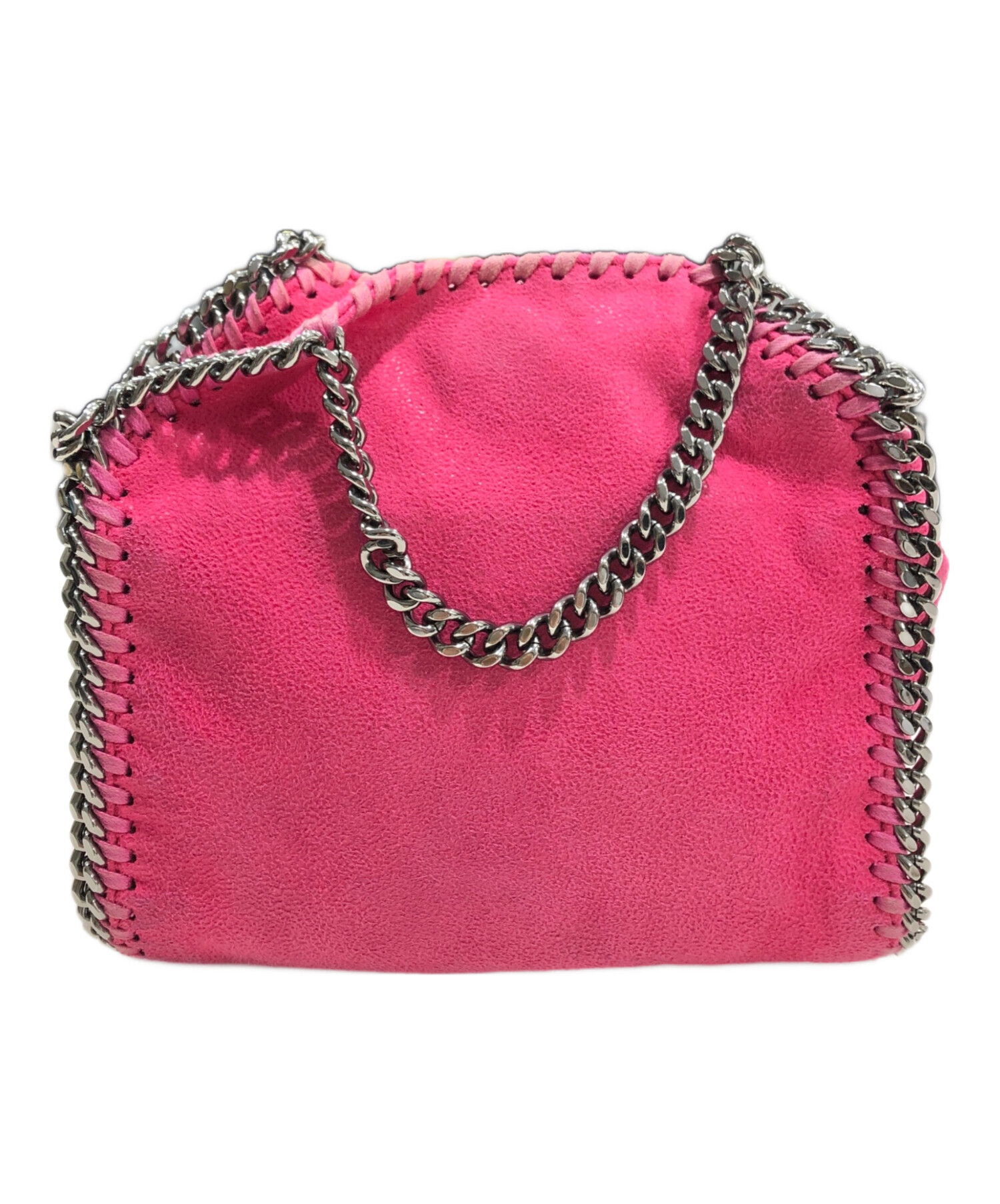 ステラマッカートニー ショルダーバッグ 364519 ピンク ポリエステル メタル レディース Stella McCartney 【中古】 中古・古着通販】STELLA McCARTNEY (ステラマッカートニー) タイニー