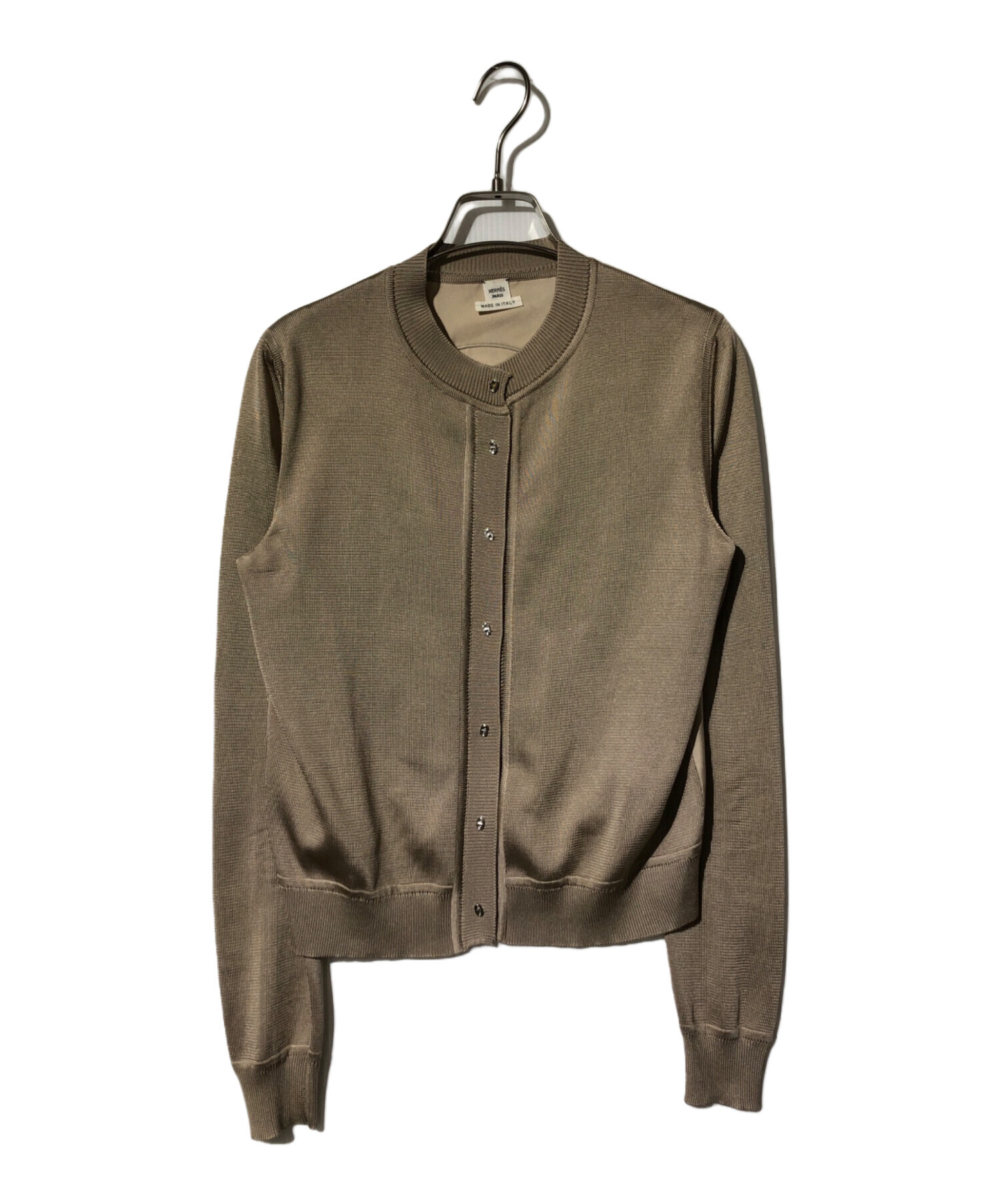 中古・古着通販】HERMES (エルメス) ツイルレーヌ-カーディガン