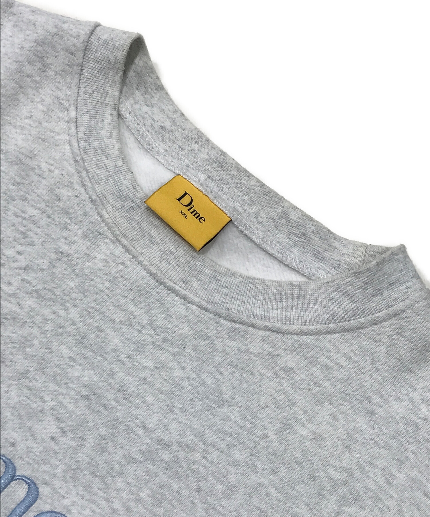 中古・古着通販】Dime (ダイム) ロゴ刺繍スウェット ライトグレー