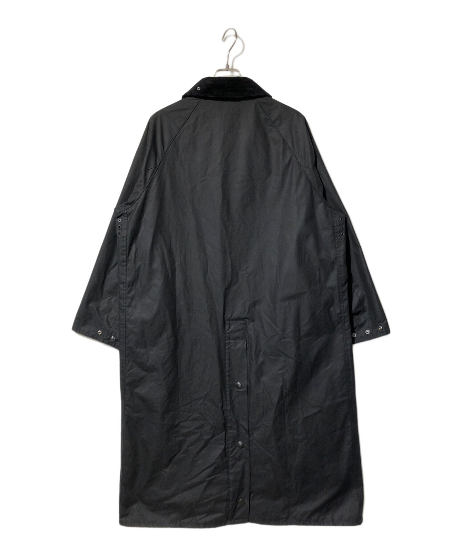 中古・古着通販】Barbour (バブアー) WAX BURGHLEY ブラック サイズ:38 