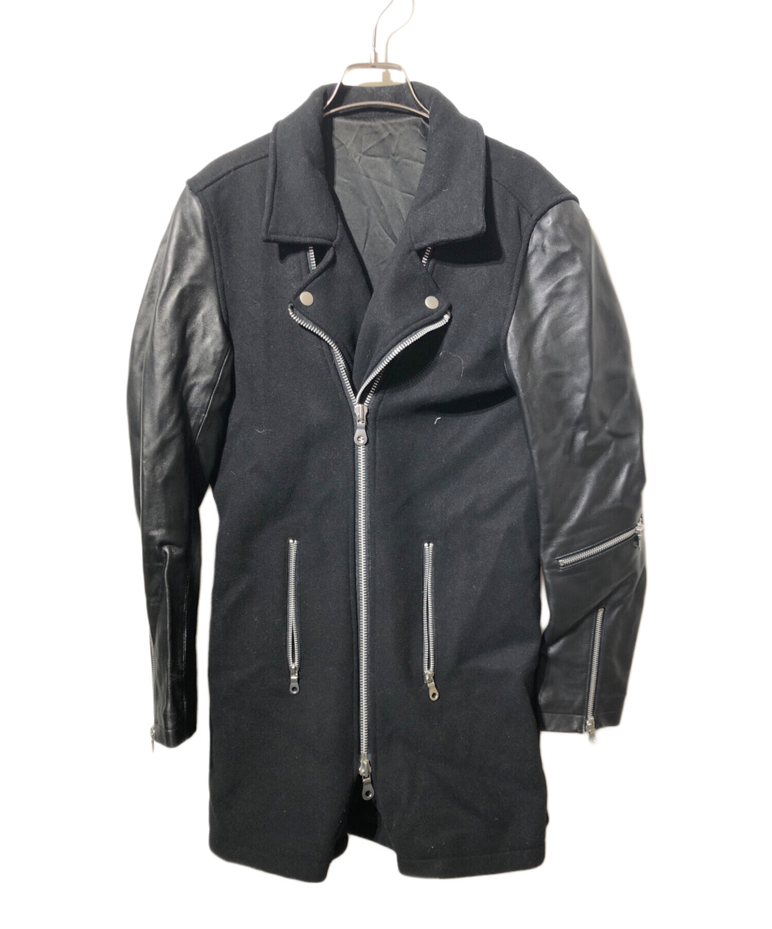 中古・古着通販】NO ID. (ノーアイディー) シープスキン切替 メルトン