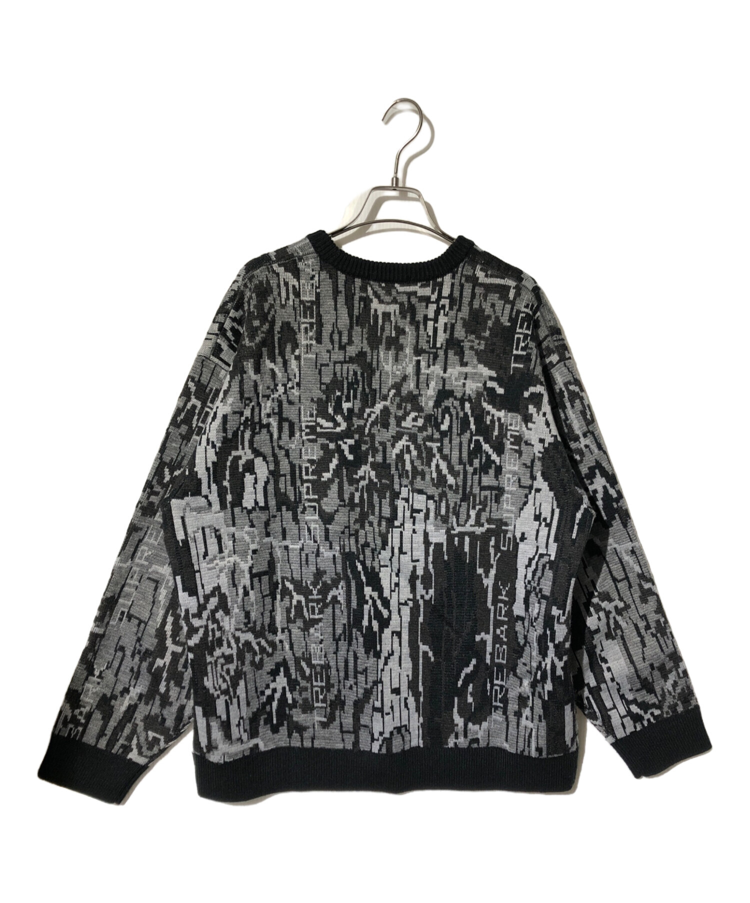 中古・古着通販】SUPREME (シュプリーム) Trebark Camo Sweater グレー