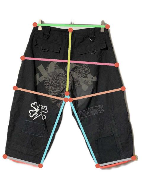 中古・古着通販】UNDERCOVER (アンダーカバー) パッチワークショーツ