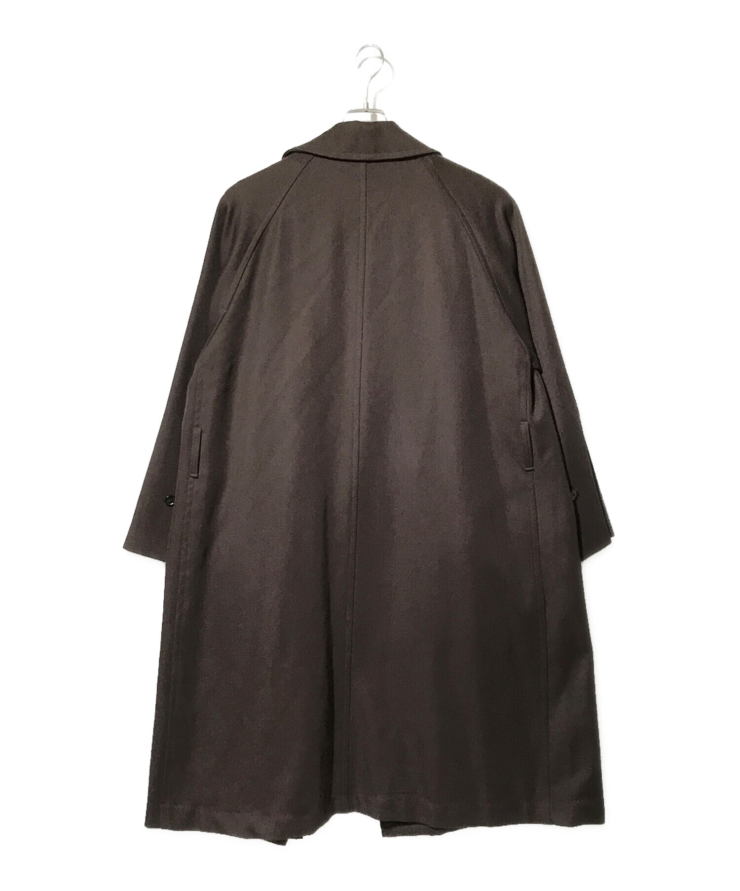 中古・古着通販】LITHIUM (リチウム) WOOL GABARDINE TIELOCKEN COAT