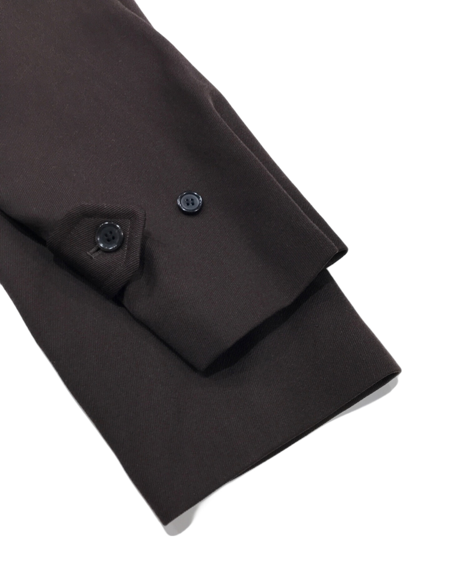 中古・古着通販】LITHIUM (リチウム) WOOL GABARDINE TIELOCKEN COAT 