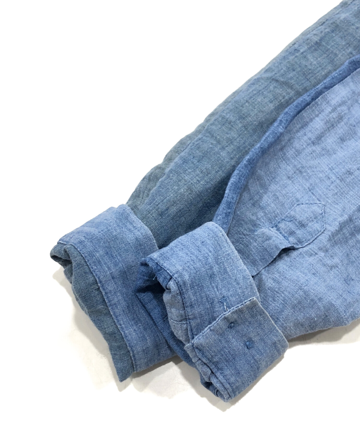 中古・古着通販】FRANK LEDER (フランクリーダー) ネップリネンシャツ