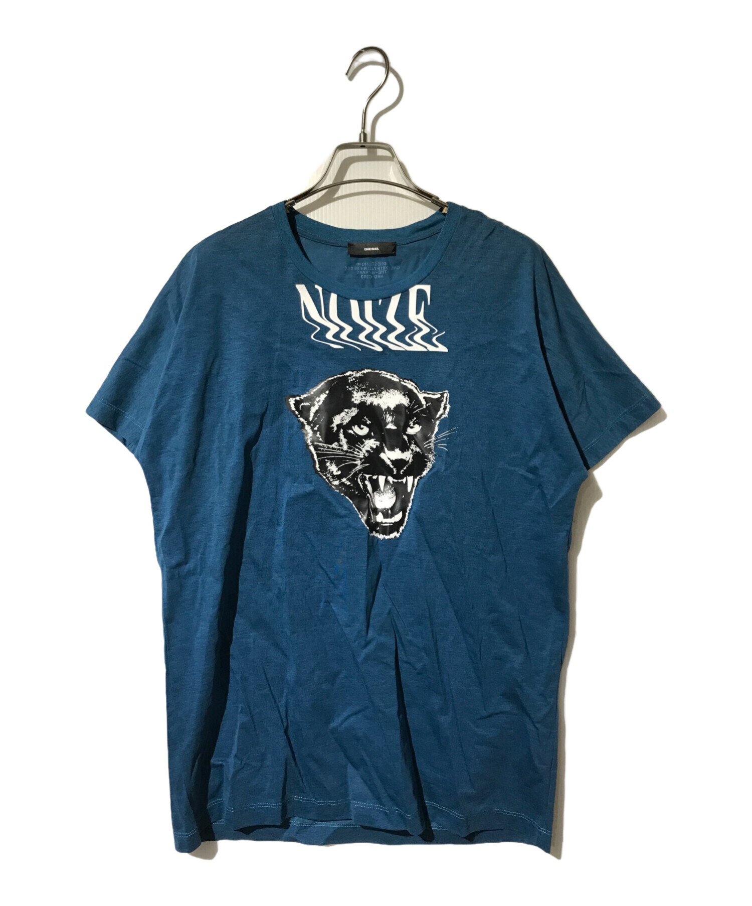 中古・古着通販】DIESEL (ディーゼル) タイガープリント TEE ブルー 