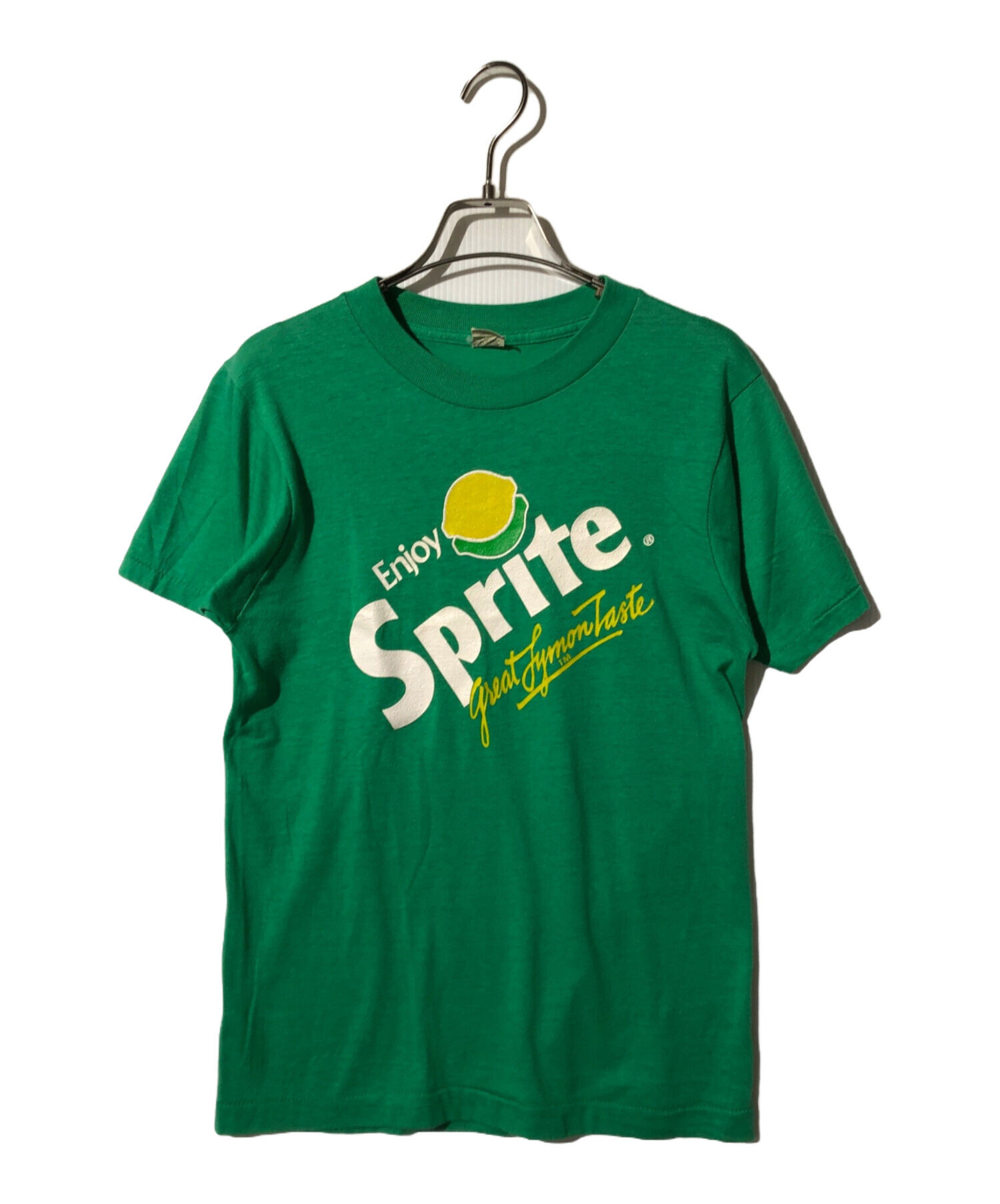 中古・古着通販】SPRITE (スプライト) ロゴtシャツ グリーン サイズ:S 