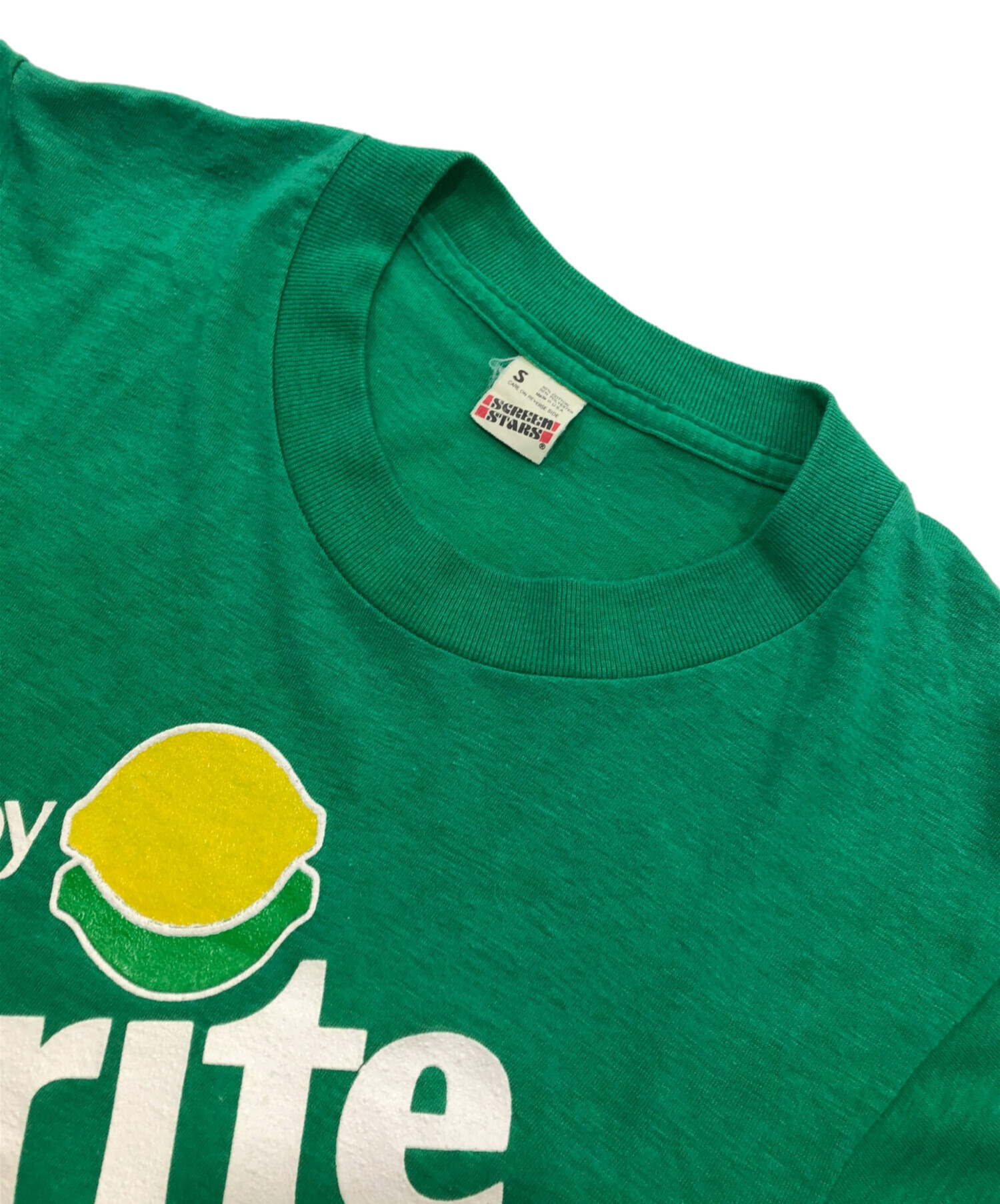 中古・古着通販】SPRITE (スプライト) ロゴtシャツ グリーン サイズ:S 