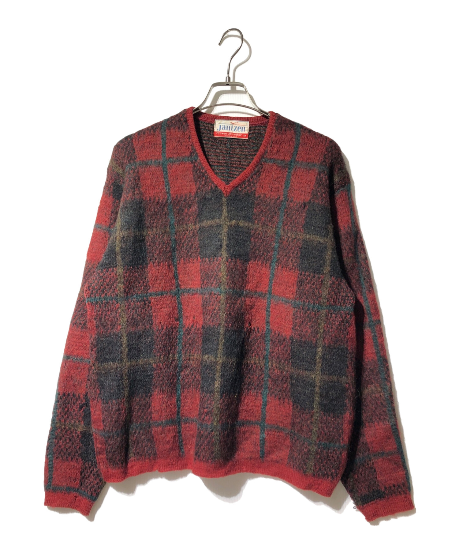 中古・古着通販】JANTZEN (ジャンセン) モヘヤブレンドVネックニット 
