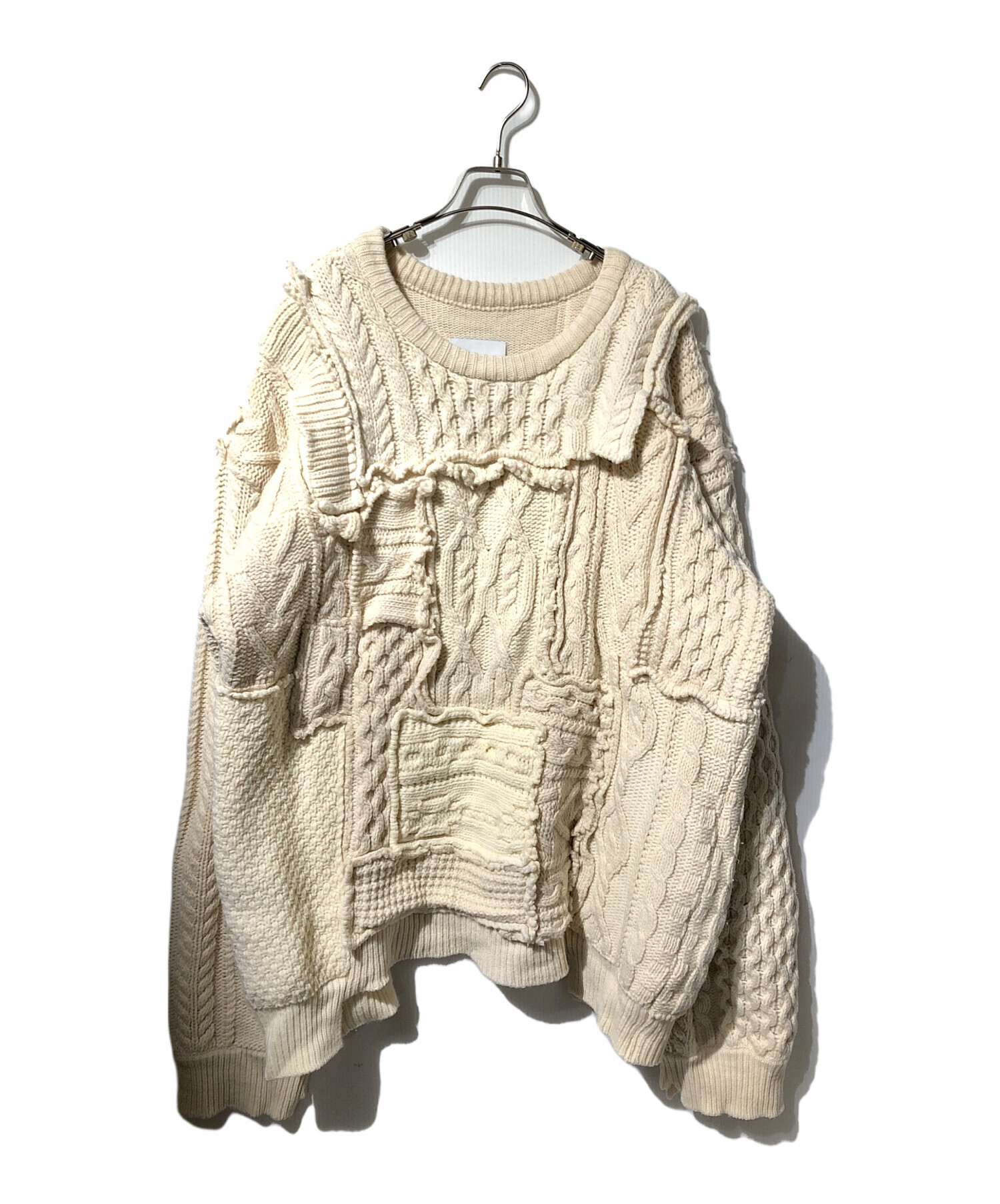 トップス stein oversized interlaced cable knit ls stein（シュタイン）2021AW 21AW OVERSIZED INTERLACED CABLE KNIT LS