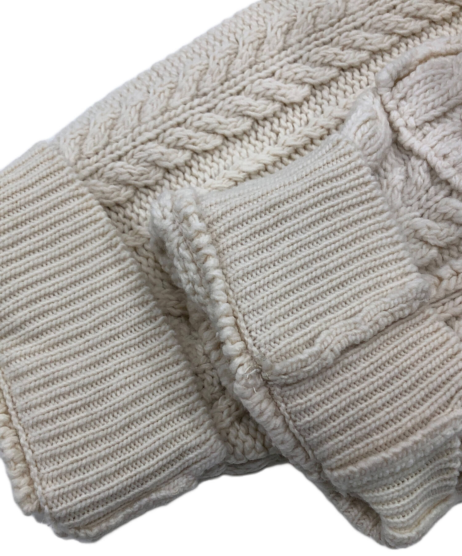 中古・古着通販】stein (シュタイン) OVERSIZED INTERLACED CABLE KNIT