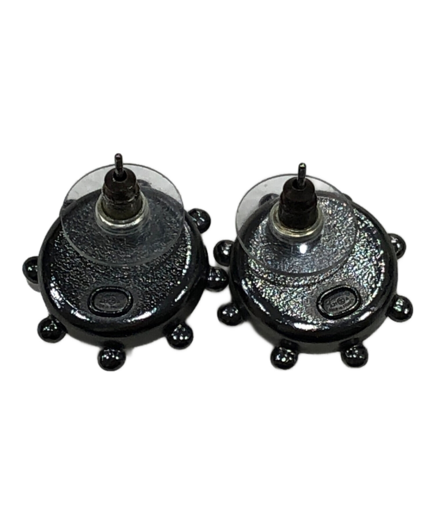 中古・古着通販】CHANEL (シャネル) ココマーク×ラインストーンピアス