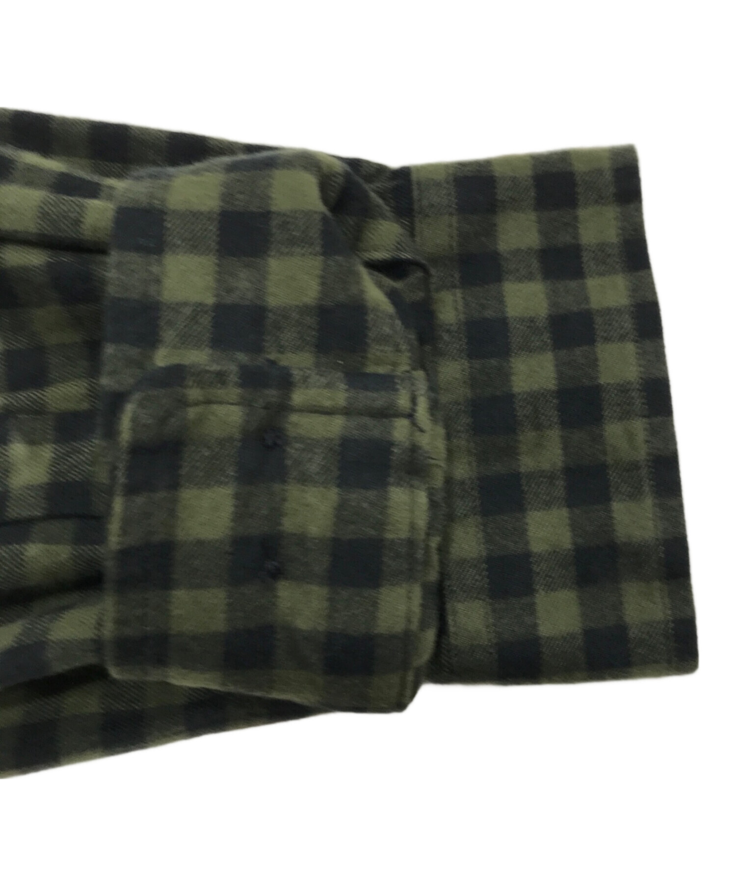 中古・古着通販】CarHartt (カーハート) チェックネルシャツ カーキ