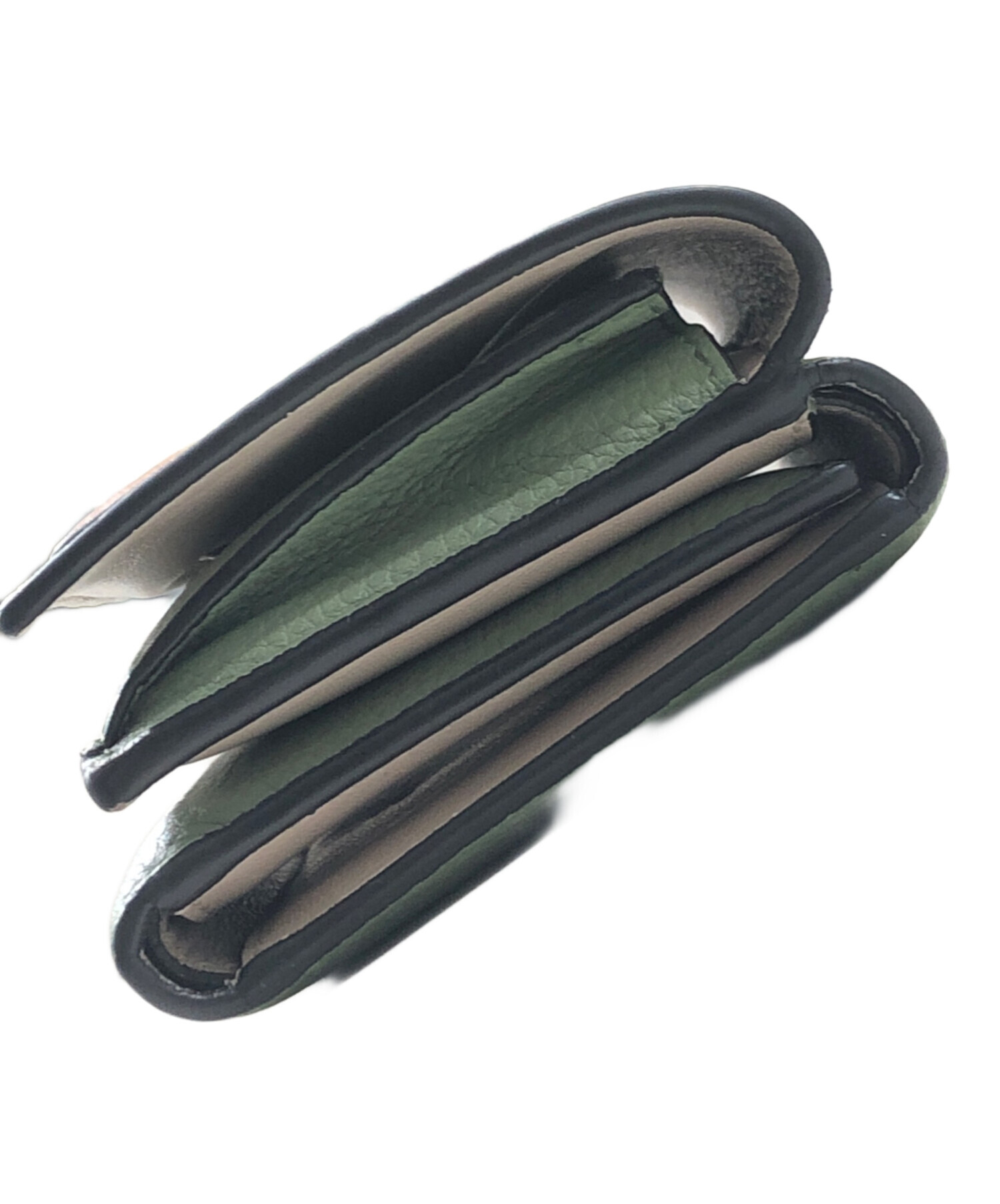 LOEWE 間近 ロエベ スナフジタ うさぎ トライフォールドウォレット 