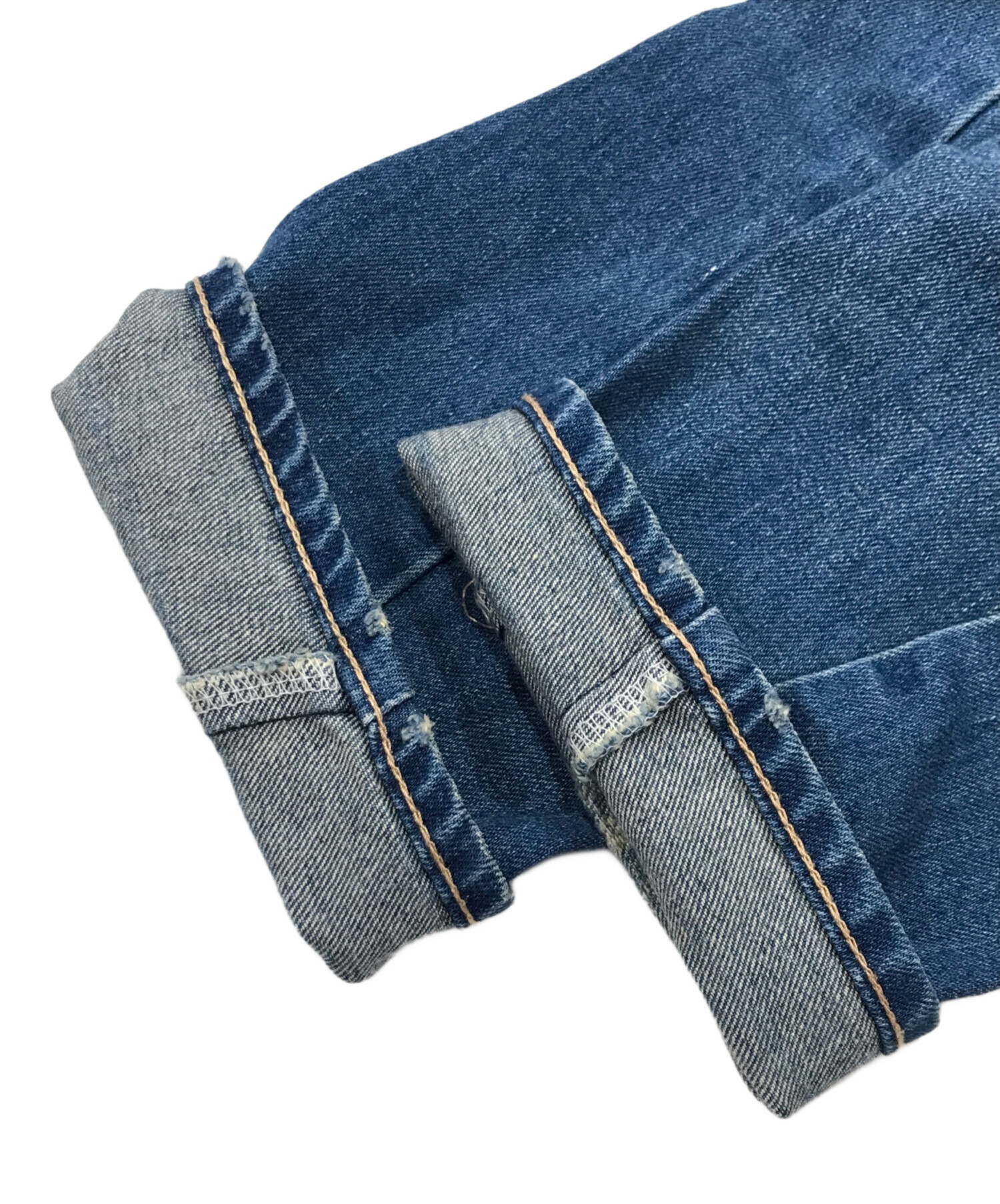 中古・古着通販】glamb (グラム) ダメージ加工デニムパンツ インディゴ 