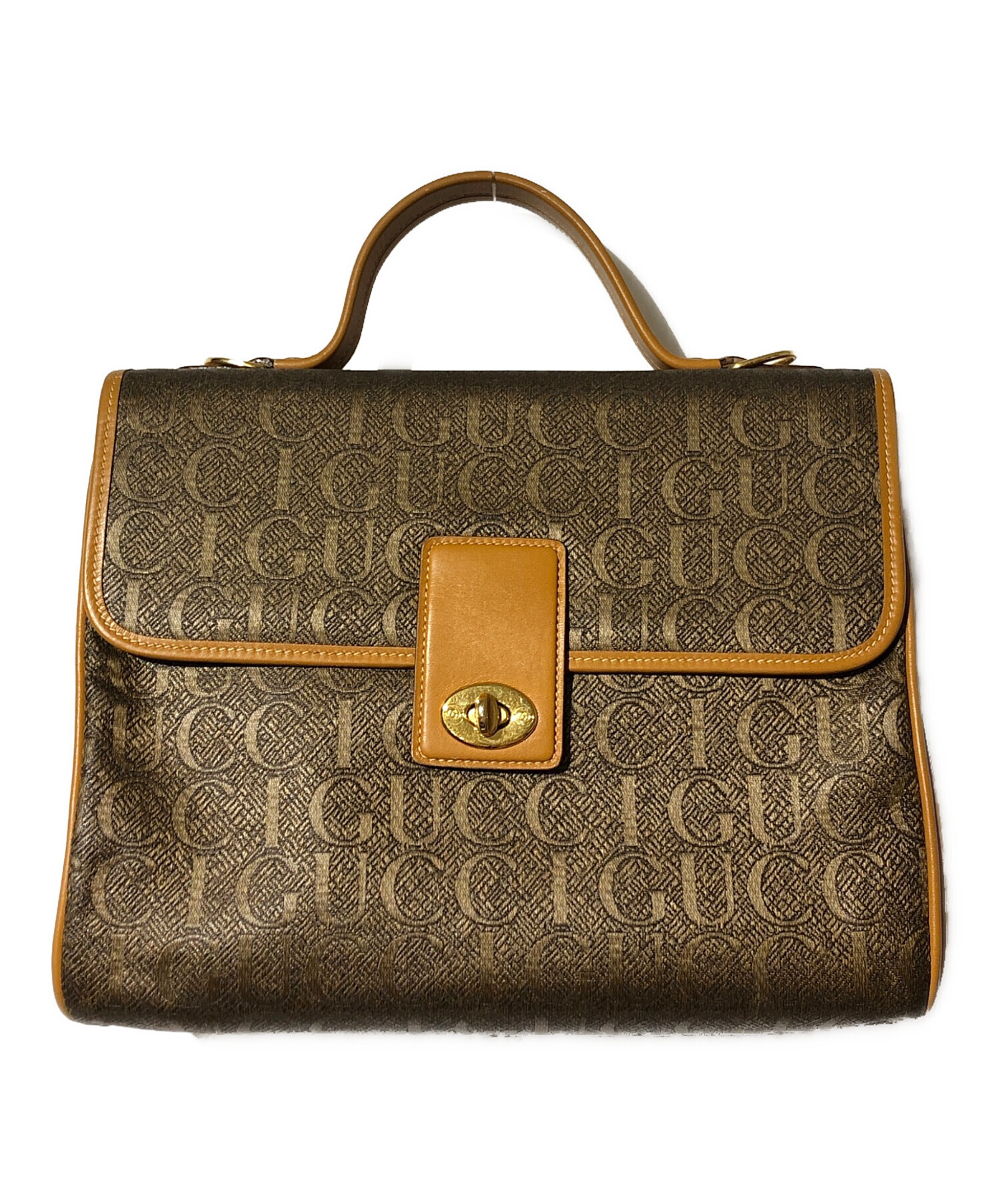 中古・古着通販】GUCCI (グッチ) ブリーフケース ブラウン｜ブランド