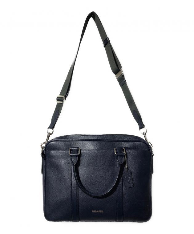 中古・古着通販】COACH (コーチ) クロスグレインレザーブリーフケース