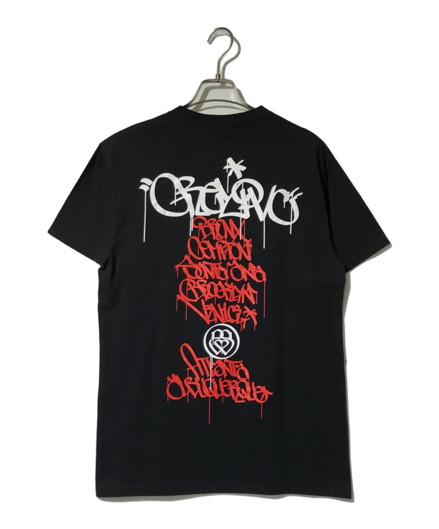 ステューシー STUSSY ブラック プリント Tシャツ #1907