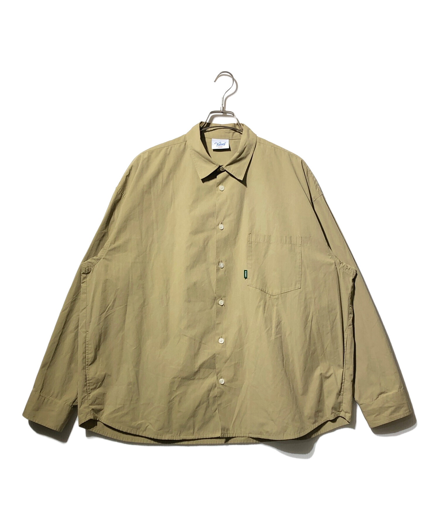 中古・古着通販】KEBOZ (ケボズ) ワークシャツ ベージュ サイズ:L
