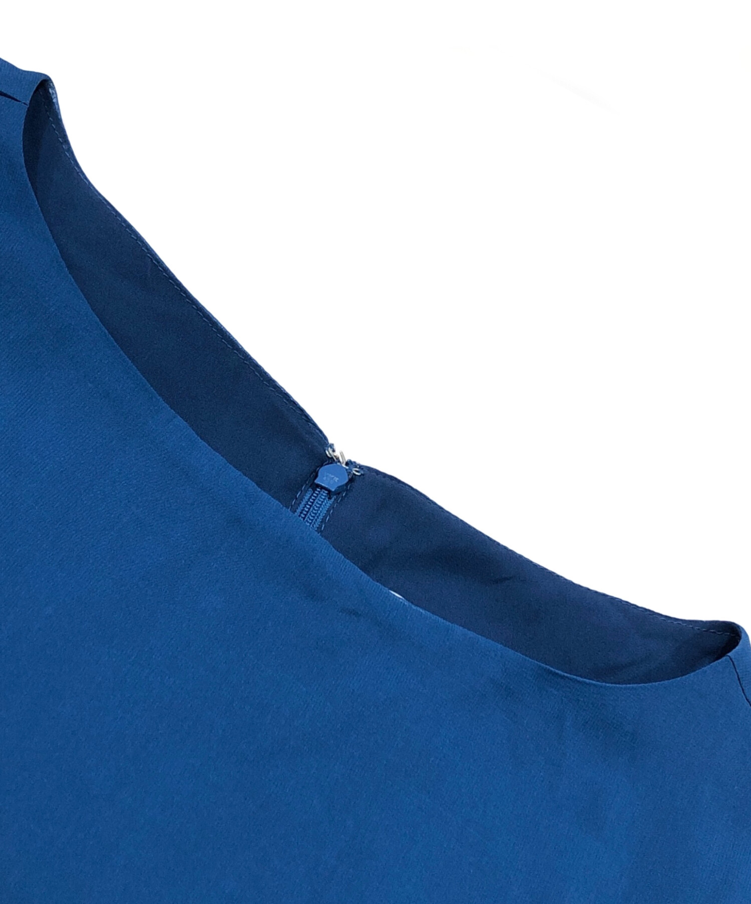 中古・古着通販】Ameri (アメリ) DRESS LADY CURTAIN VINTAG ブルー