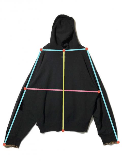 中古・古着通販】stein (シュタイン) OVERSIZED REBUILD SWEAT HOODED