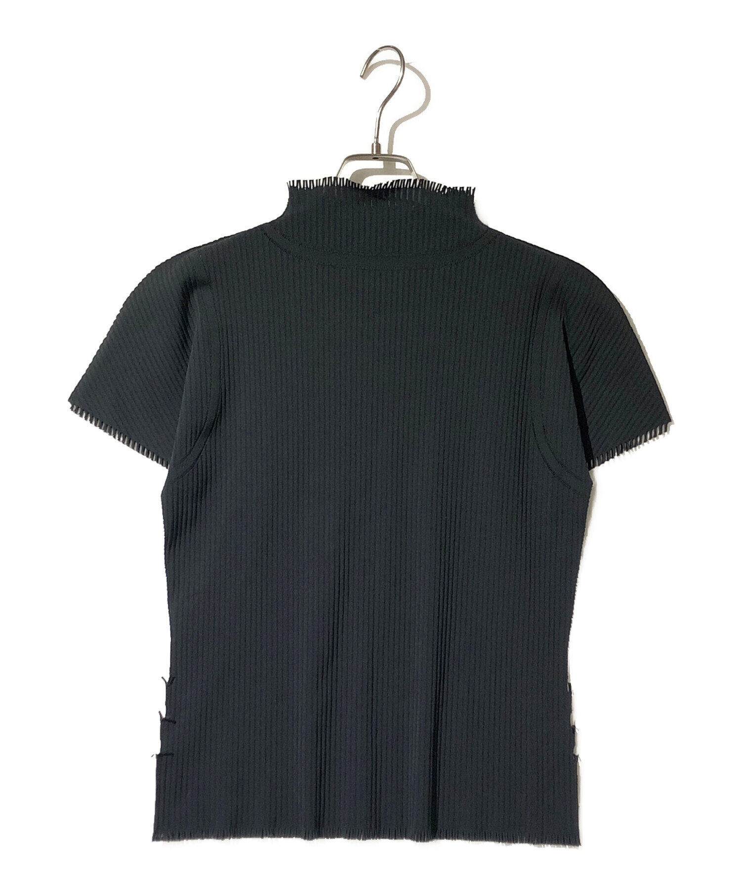 PLEATS PLEASE 黒カットソー 中古・古着通販】PLEATS PLEASE (プリーツプリーズ) プリーツ