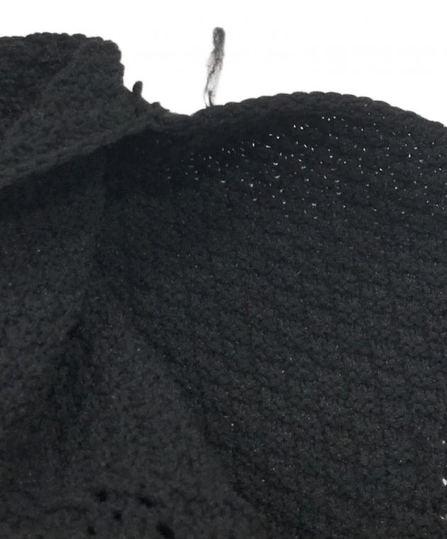 ChanuChanuu  perverze usedhalfknit 中古・古着通販】PERVERZE (パーバーズ) Patch Knit Top ブラック