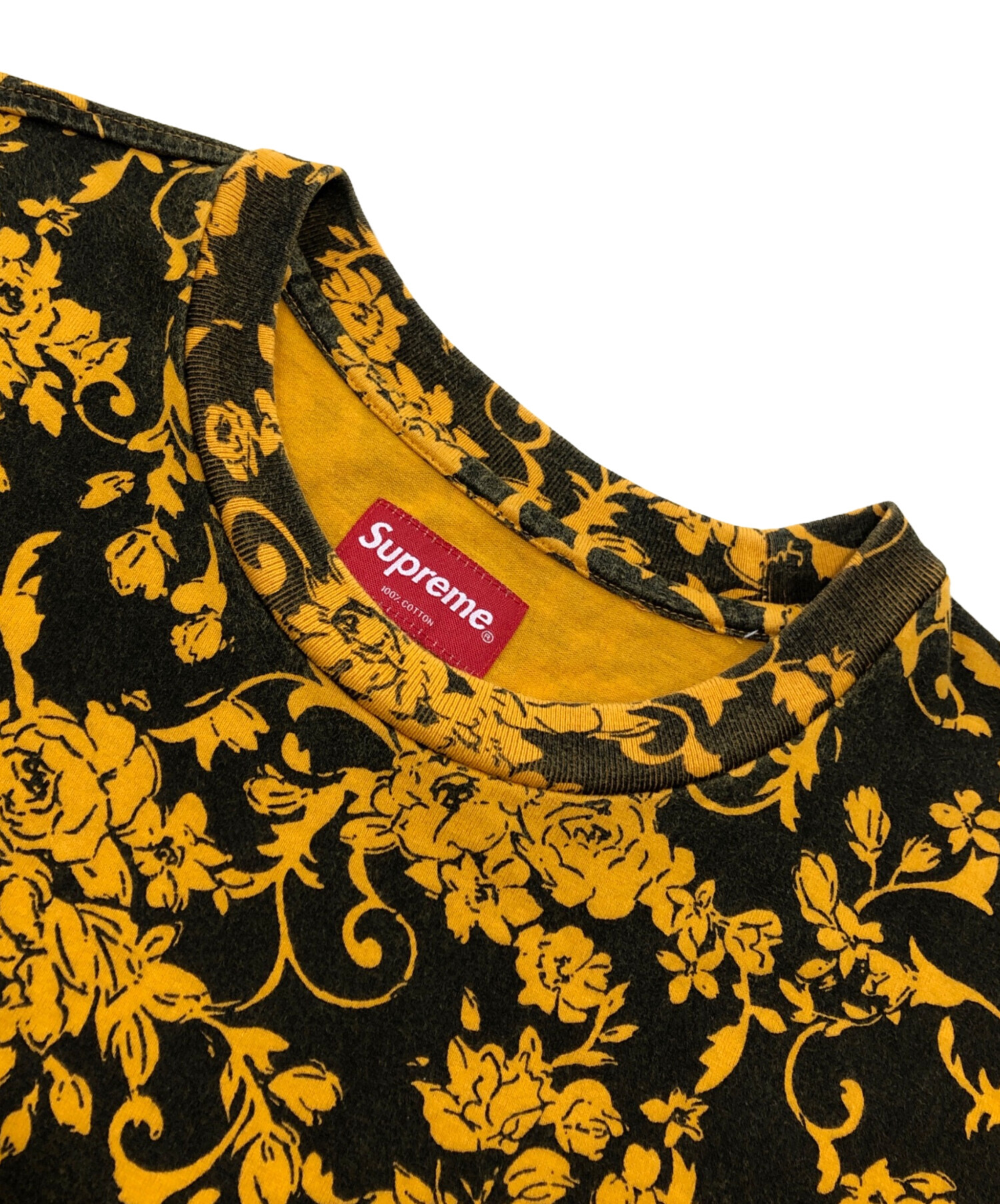 Supreme☆Small Box Tee☆L☆Black Floral 中古・古着通販】SUPREME (シュプリーム) Small box logo tee black