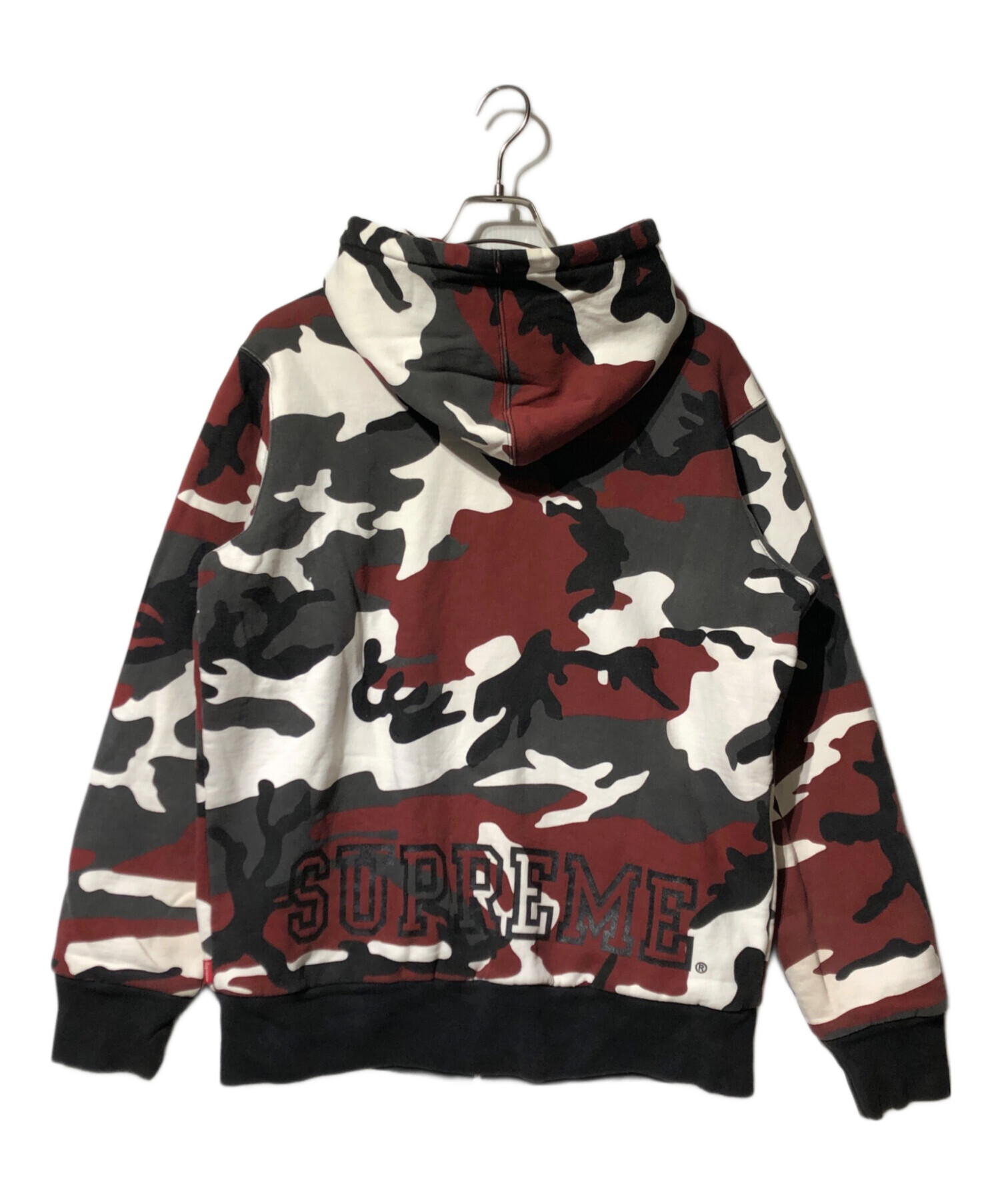 中古・古着通販】SUPREME (シュプリーム) カモフラPOパーカー レッド