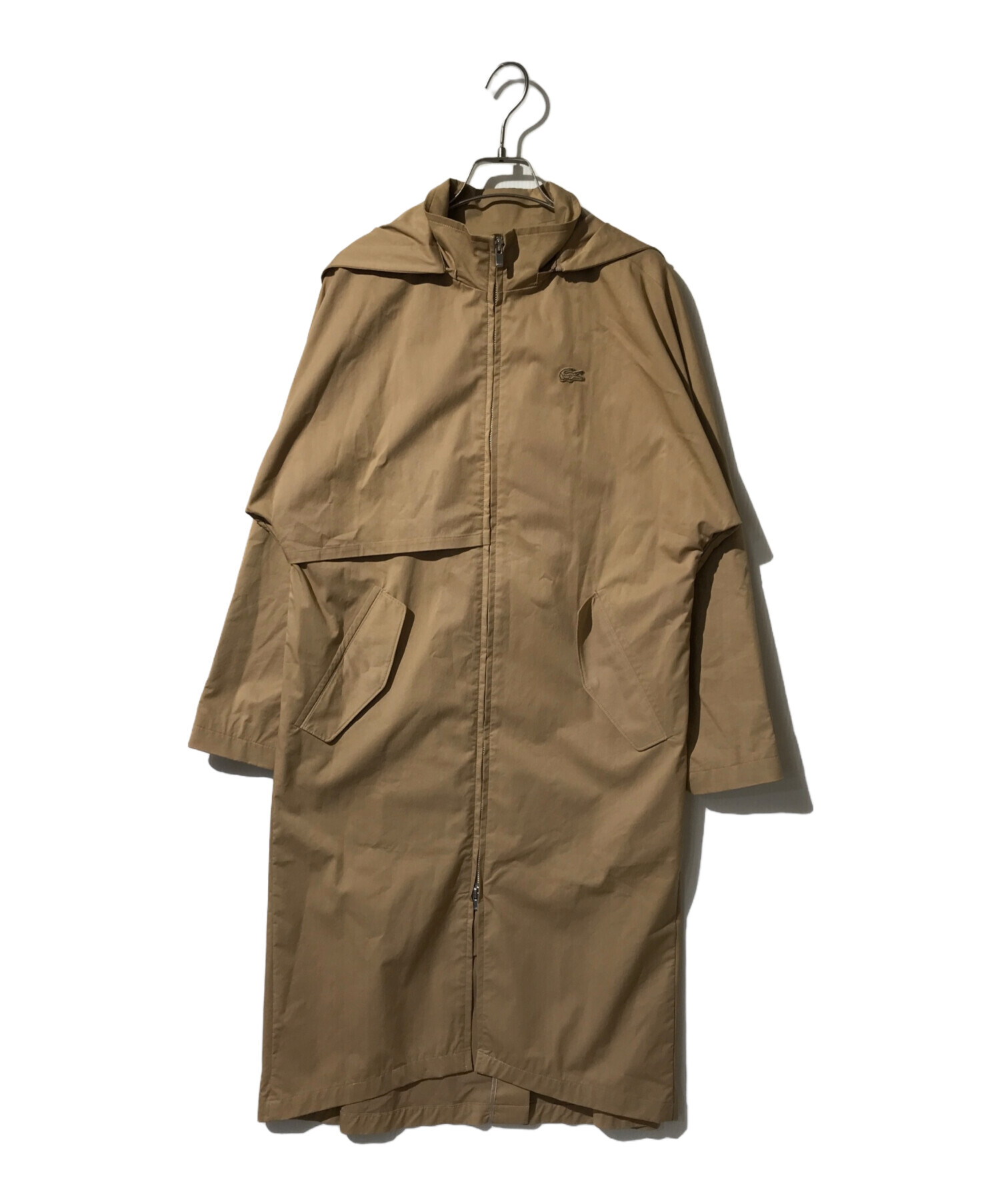 中古・古着通販】LACOSTE (ラコステ) フーディロングスプリングコート 