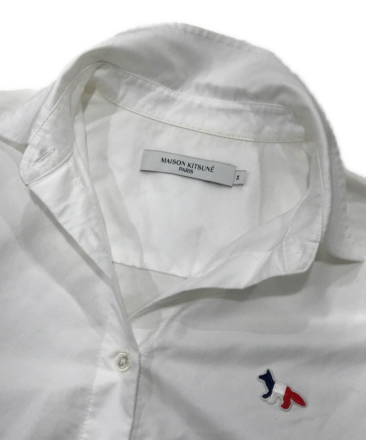 中古・古着通販】maison kitsune (メゾンキツネ) TRICOLOR FOX PATCH 