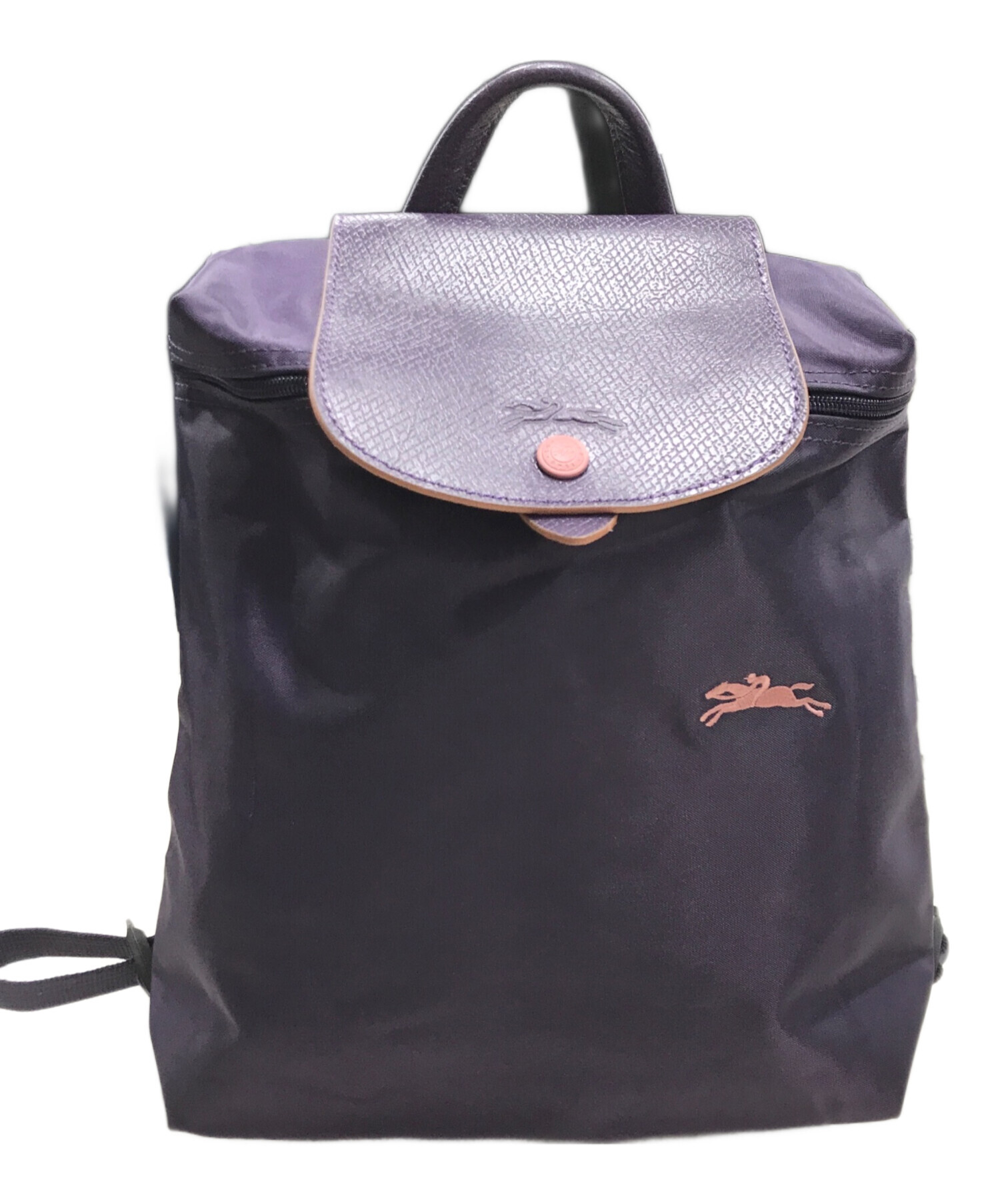 中古・古着通販】LONGCHAMP (ロンシャン) リュックサック パープル