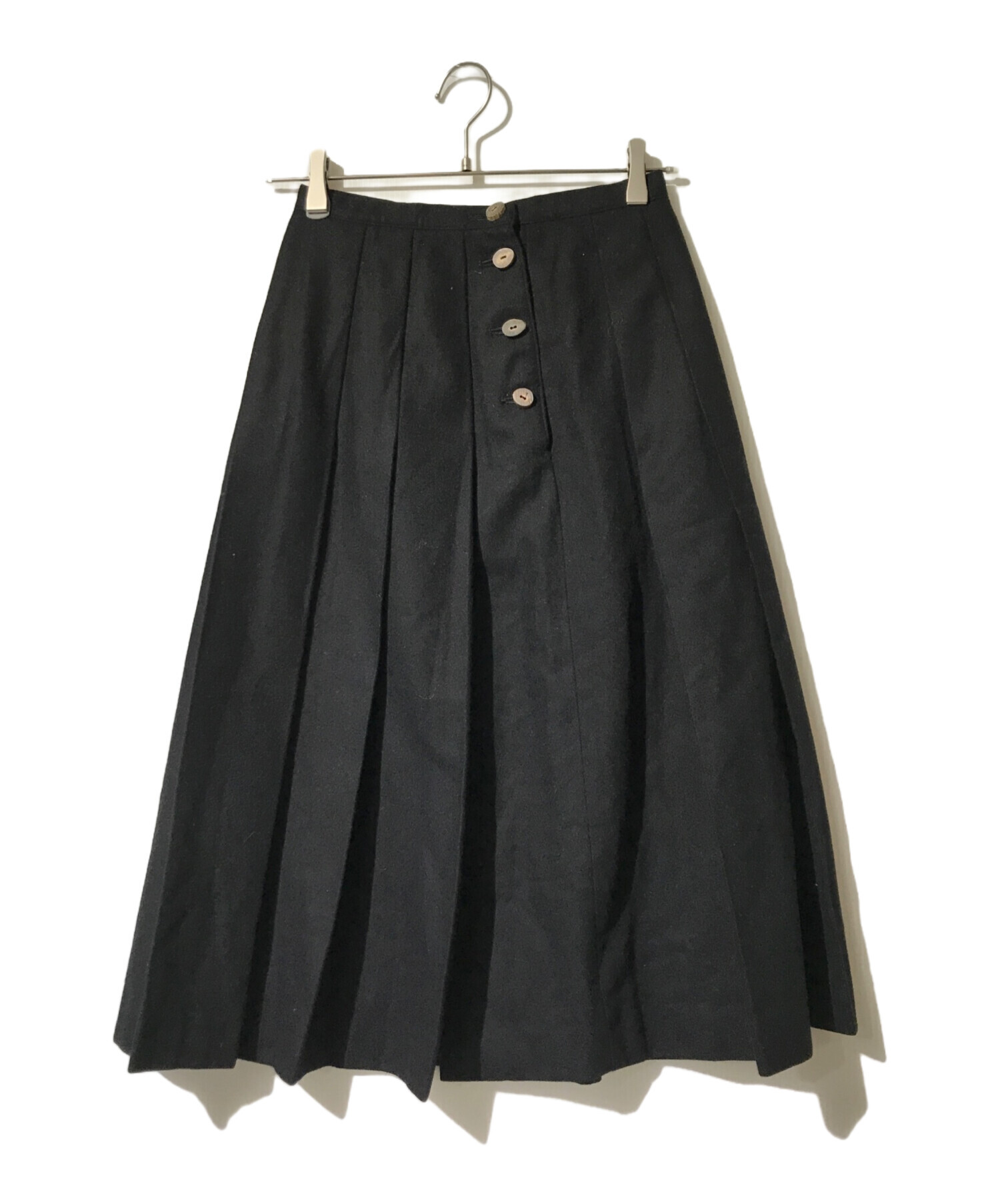 COMME des GARCONS 80s ウールプリーツスカート コムデギャルソンCOMME