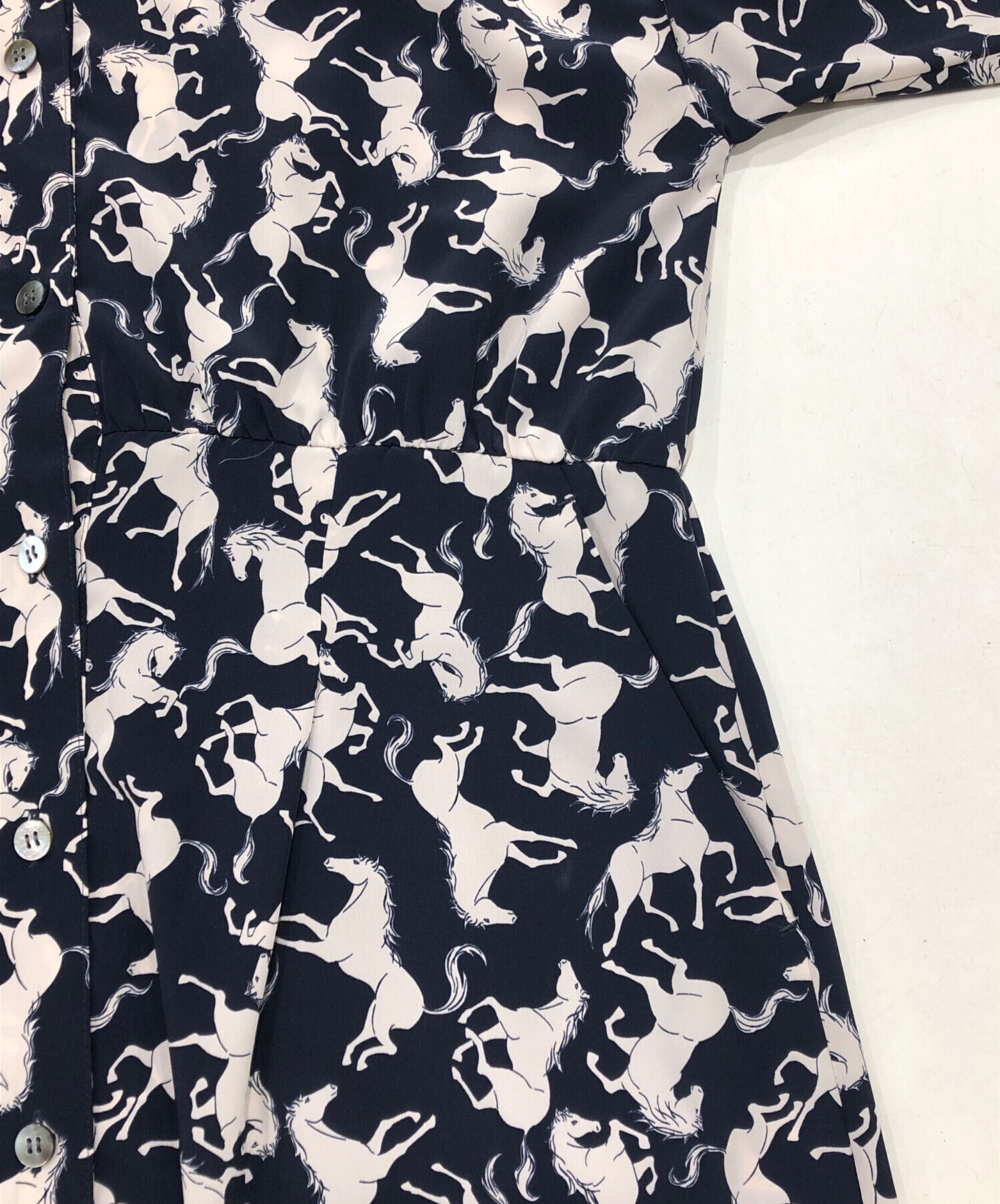 NOMBRE IMPAIR⭐︎ノンブルアンペール⭐︎ホース柄ワンピ⭐︎タグなし試着のみ 中古・古着通販】NOMBRE IMPAIR (ノンブルアンペール