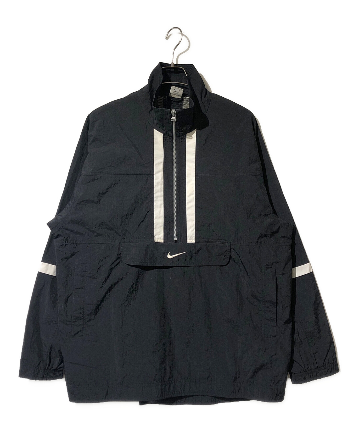 中古・古着通販】NIKE (ナイキ) アノラックパーカー ブラック サイズ:L