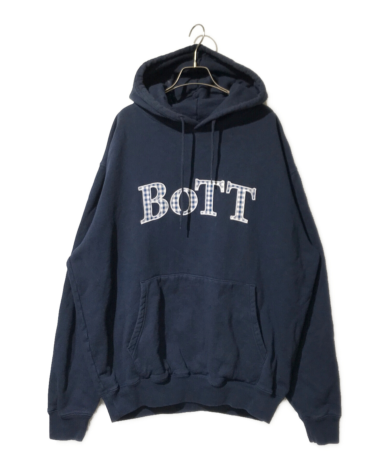 中古・古着通販】BoTT (ボット) OG Logo Hoodie ネイビー サイズ:XL 